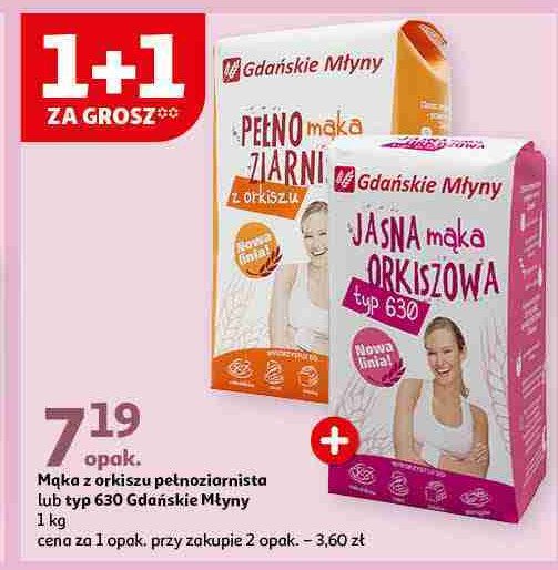 Mąka jasna orkiszowa Gdańskie młyny i spichlerze promocja