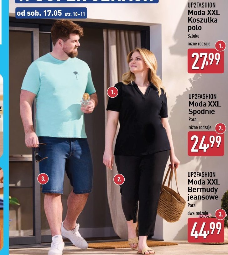 Spodnie dresowe 48/50-56/58 Up2fashion promocja w Aldi