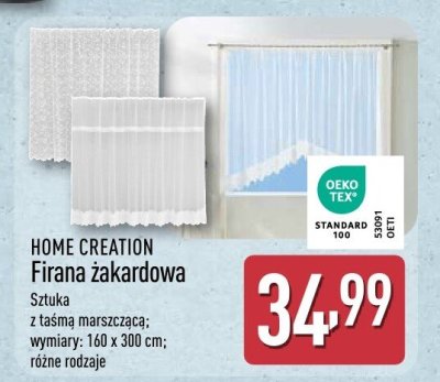 Firana żakardowa 160x300 cm promocja w Aldi
