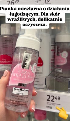 Pianka micelarna do cery wrażliwej promocja w Rossmann