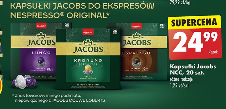 Kawa crema Jacobs kronung promocja w Biedronka