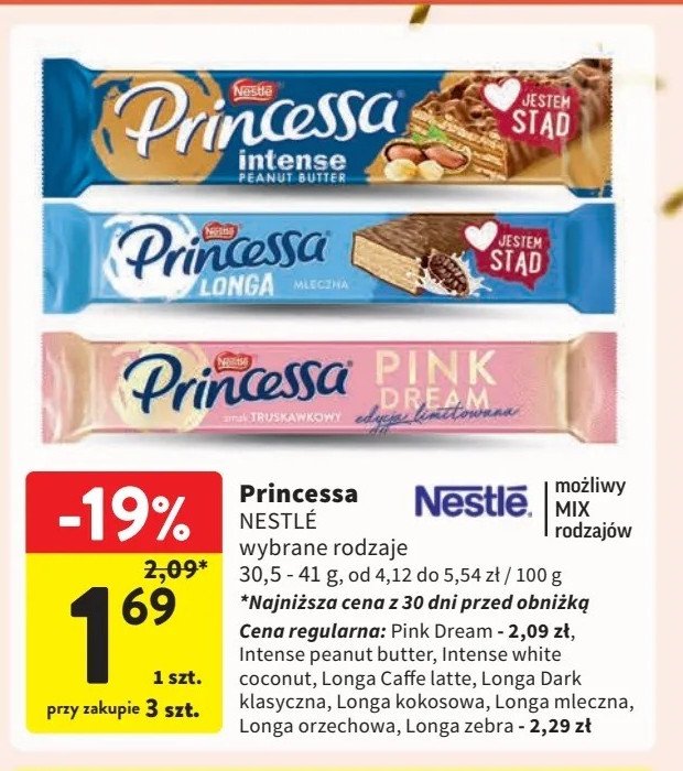 Wafelek peanut butter Princessa intense promocja