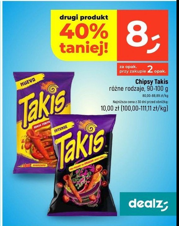 Chipsy fuego Takis promocja