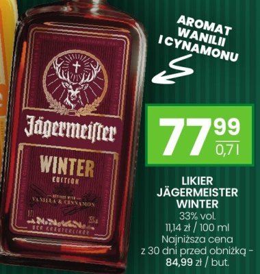 Likier Jägermeister Winter promocja w Twój Market