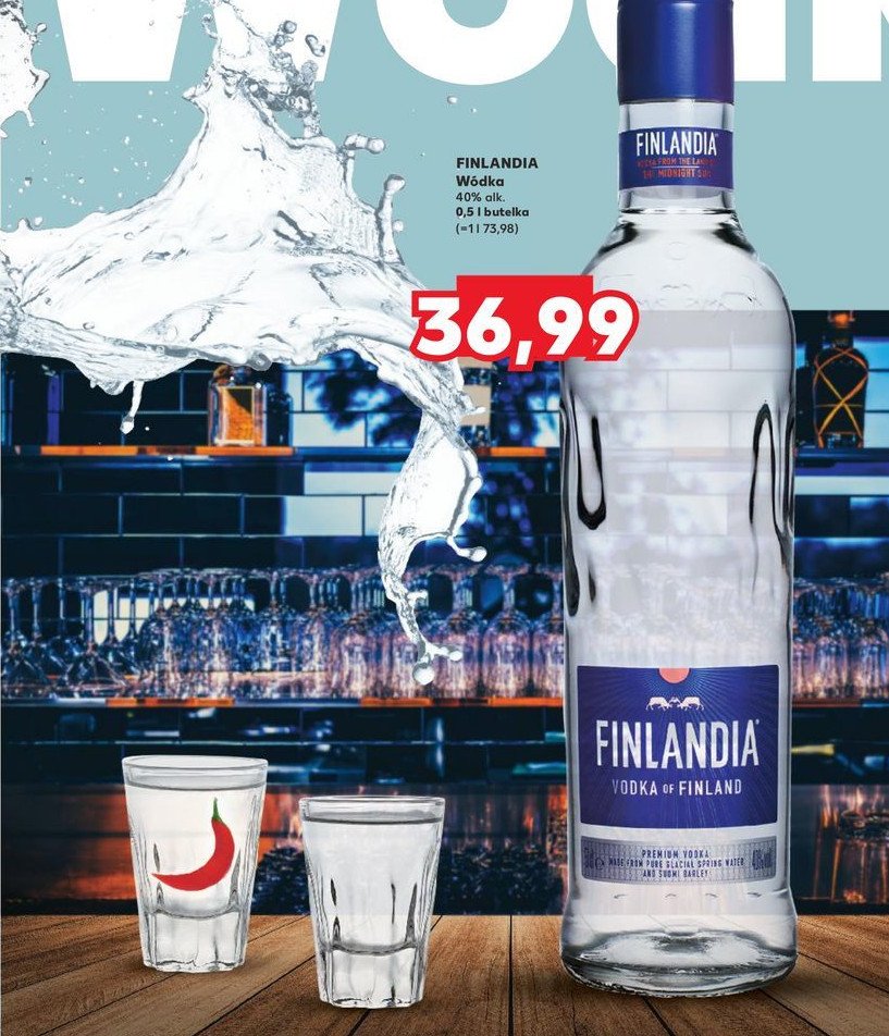 Wódka Finlandia vodka of finland promocja w Kaufland