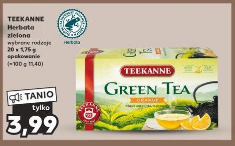 Herbata orange Teekanne green tea promocja