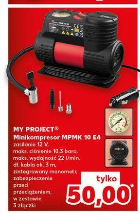 Minikompresor mpmk 10e4 K-classic myproject promocja