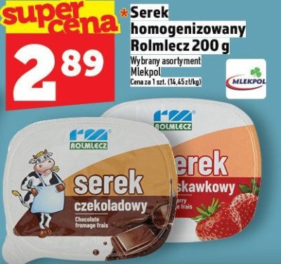 Serek homogenizowany Mlekpol 200g promocja w TOPAZ