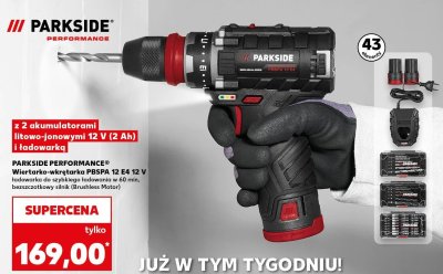 Wiertarko-wkrętarka PBSPA 12 E4 12 V promocja w Kaufland