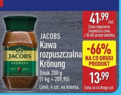 Kawa rozpuszczalna Kronung promocja w Aldi
