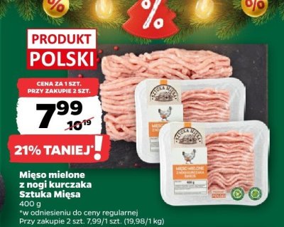 Mięso mielone z nogi kurczaka  promocja w Netto