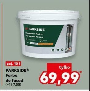 Farba do fasad Parkside promocja