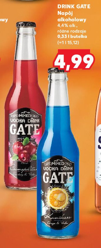 Drink kamikaze GATE promocja w Kaufland