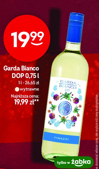 Wino Tinazzi garda bianco promocja w Żabka