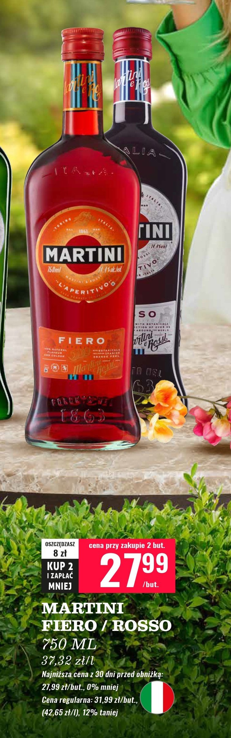 Vermouth Martini rosso promocja