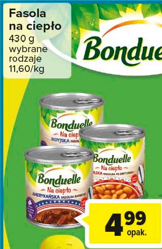 Indyjska fasola curry Bonduelle promocja