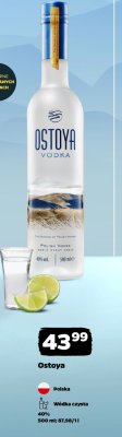 Wódka Ostoya promocja w Netto