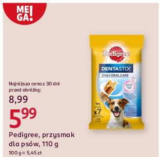 Przysmak dla psa małe rasy Pedigree dentastix promocja w Rossmann