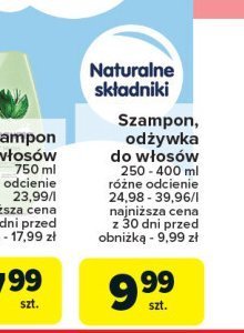 Odżywka do włosów ziołowa Schauma 7 herbs promocja w Carrefour