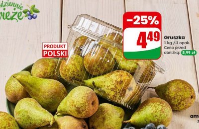 Gruszka 1 kg opak. promocja w Dino