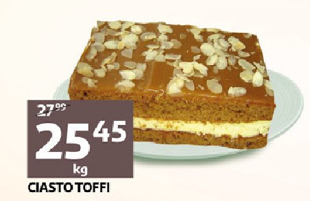 Ciasto toffi Auchan promocja