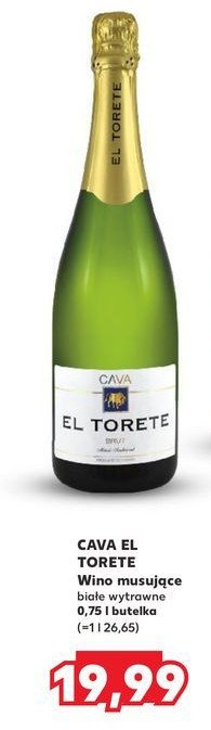 Wino Cava el torete promocja w Kaufland