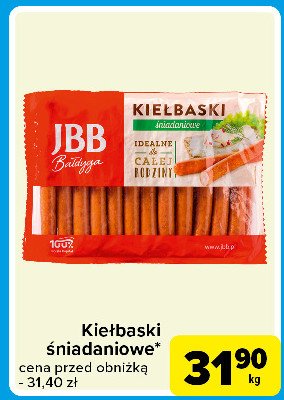 Kiełbaski śniadaniowe Jbb bałdyga promocja