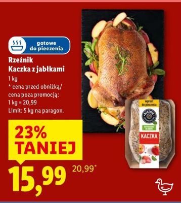 Kaczka z jabłkami Rzeźnik promocja w Lidl