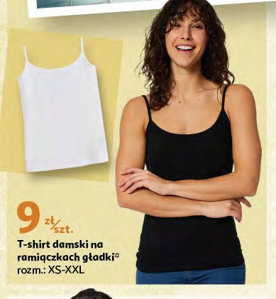 T-shirt damski na ramiączkach xs-xxl promocja