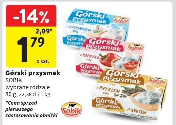 Górski przysmak o smaku pieprzu Sobik górski przysmak promocja