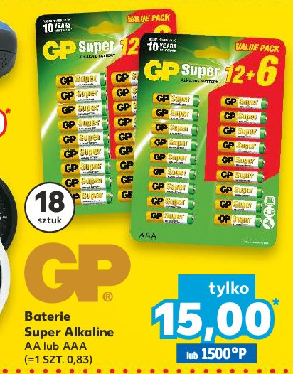 Baterie aaa Gp super alkaline Gp baterie promocja