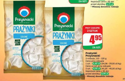 Prażynki Przysnacki promocja w Dino