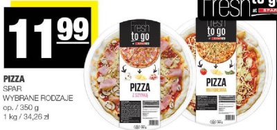 Pizza SPAR wybrane rodzaje promocja w SPAR