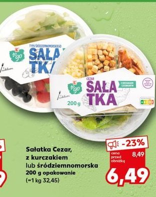 Sałatka typu śródziemnomorskiego K-classic togo promocja