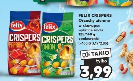 Orzechy ziemne paprika Felix crispers promocja