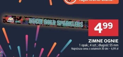 Zimne ognie promocja w Stokrotka