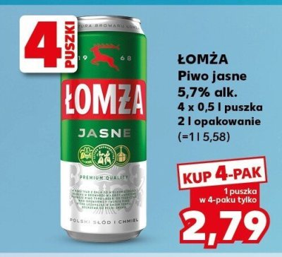 Piwo promocja w Kaufland
