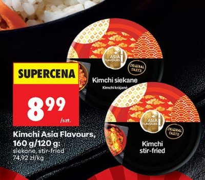 Kimchi Asia Flavours 160 g/120 g stir-fried promocja w Biedronka