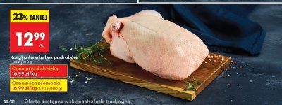 Kaczka świeża bez podrobów promocja w Biedronka