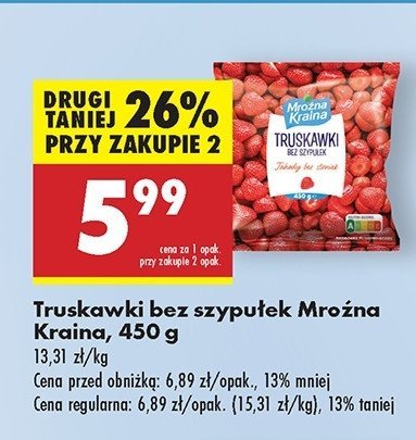 Truskawki Mroźna kraina promocja