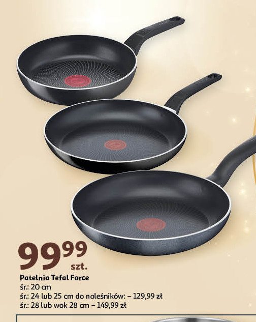 Patelnia naleśnikowa natural force 25 cm Tefal promocja