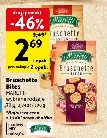 Bruszetta mix warzyw Maretti bruschette promocja w Intermarche