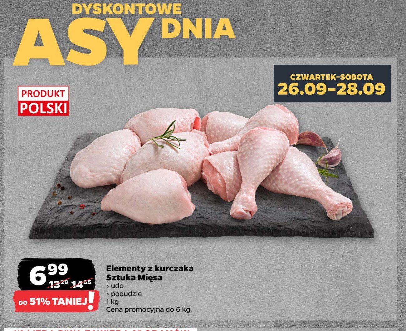 Podudzie z kurczaka SZTUKA MIĘSA NETTO promocja