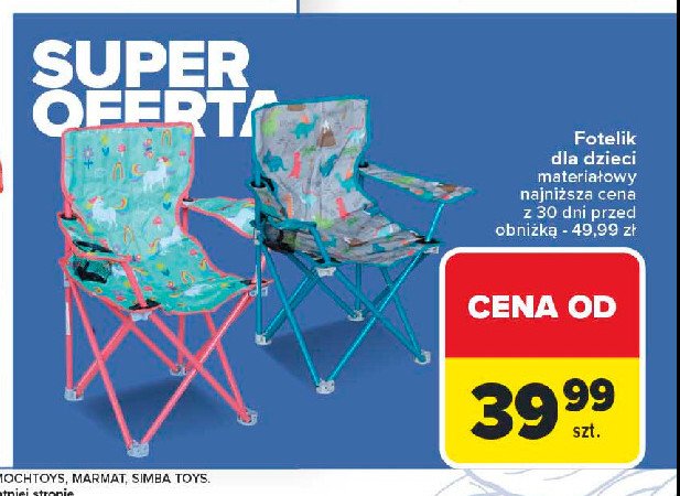 Fotelik dziecięcy promocja w Carrefour