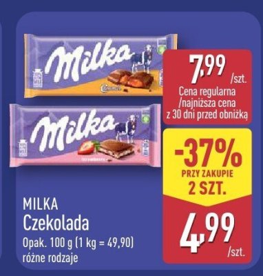Czekolada różne rodzaje promocja w Aldi