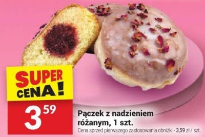 Pączek z nadzieniem różanym promocja w Twój Market