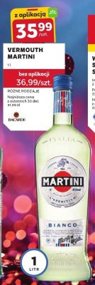 Vermouth MARTINI Bianco 1 l promocja w Stokrotka