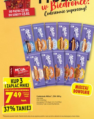 Czekolada choco & biscuit Milka mmmax promocja