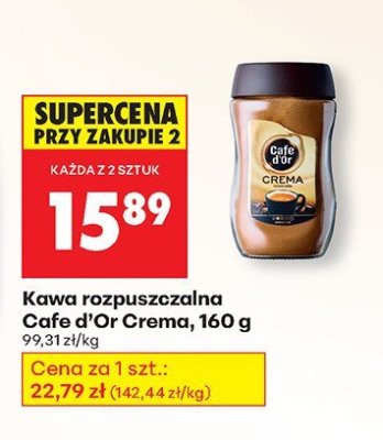 Kawa rozpuszczalna Crema promocja w Biedronka