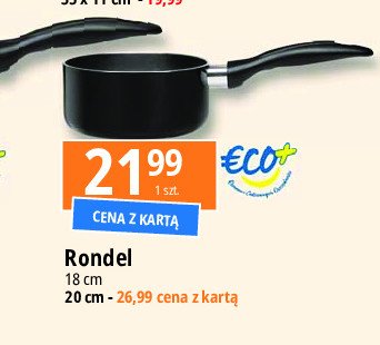 Rondelek 18 cm Eco+ promocja